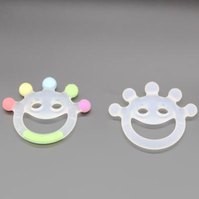 China Food Grade Silicone Baby Teether Toys Silicone Non-toxic Baby Rattles Teething Toys For Baby for sale