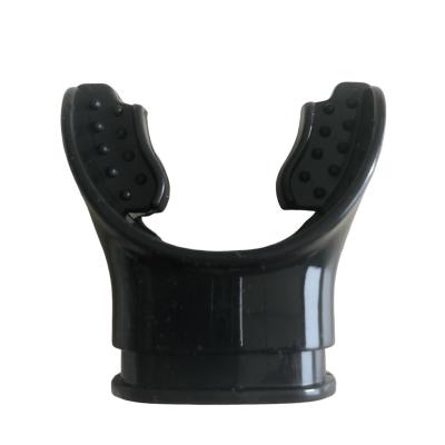 China Customized Silicone Diving Mouthpieces Black And Transparent Color for sale