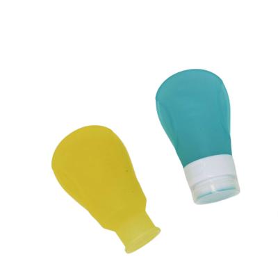 China Botelha de viagem de silicone portátil Mini Botelha de shampoo de beleza com tampa à venda