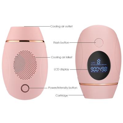 China Acne Treatment Professional LCD Display Laser Epilator IPL Permanent Hair Removal Device For Women Bikini for sale