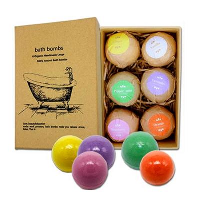 China Moisturize Wholesale Custom Kids Shower Steam Rainbow Luxury Gift Sets Bath Bomb for sale