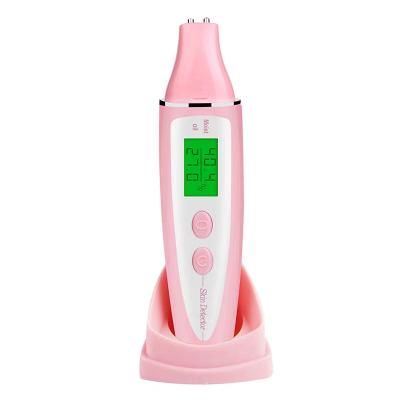 China Smart Facial Skin Wrinkle Analysis Skin Care Moisture And Oil Tester Skin Hydration Analyzer Moisture And Oil Tester for sale