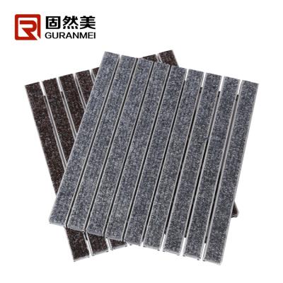 China Heavy Duty Anti-bacteria Aluminum Entrance Mats With Carpet Imported From Belgium for sale