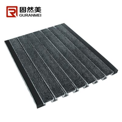 China European Style Anti-bacteria Door Mat Aluminum Entrance Door Mat Entrance Door Mat Rubber for sale