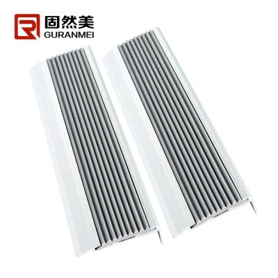 China Anti-slip aluminum stair edge protection stair nosings to protect stair step for sale