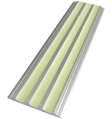 China Aluminum Stair Edge Protection Glow Anti-Slip Stair Nosings In Building for sale