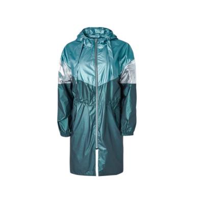 China 2021 Designer Hooded Jackets Fashion Wholesale Price Color Block Anorak Shiny Windproof Windproof Jackets for sale