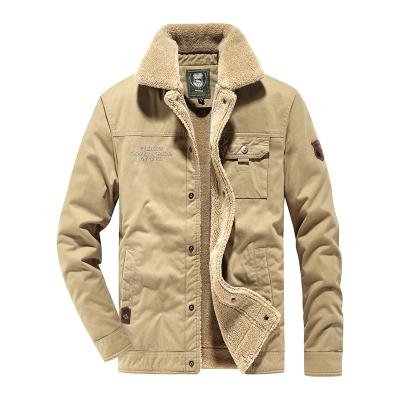 China Wholesale 2020 Cotton Sherpa Windproof Jackets Fashionable Warm Jacket Winter Windproof Coated Men Outwear Male Fleece Jacket for sale