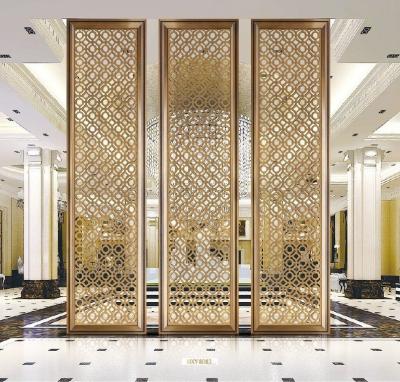 China The decorative stainless steel screen for restaurant etc. hotel lobby customized for sale