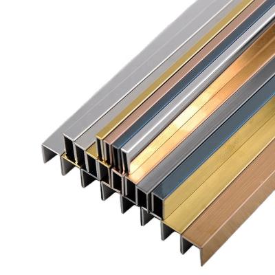 China building & decoration PVD color stainless steel tile trim profiles material for decoration for sale