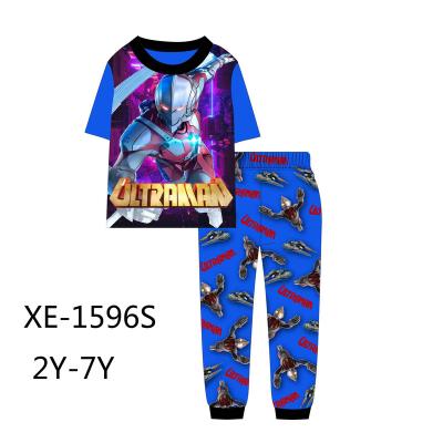 China Popular Design Breathable Boy Printed Pajamas Homewear Boys Pajama Sets Game Character Printed Boys Pajamas for sale