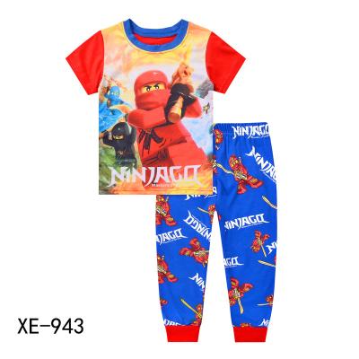 China Fashionable Autumn Cloth Toddler Boys Soft Cotton Pajamas Two Piece Pajamas Set Children Boys Sleepwear for sale