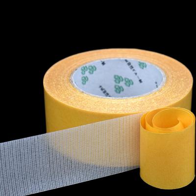 China ANTISTATIC Double Sided Carpet Cross Tape Filament Mesh Tape Super Strong Splicing Tape for sale