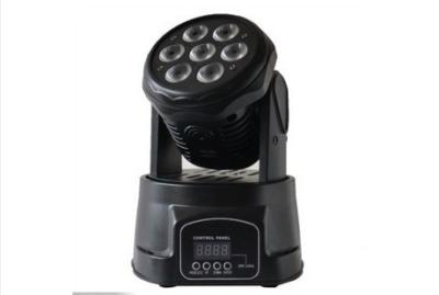 China Small Body Sound Active 7pcs 10W RGBW 4in1 Mini Moving Head LED Stage Lights for sale