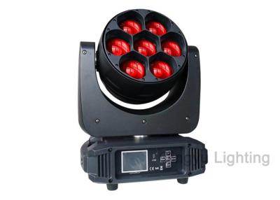 China High Brightness 7pcs 40w RGBW Full Color DJ Stage Effect LED Moving Head Wash Lights for sale