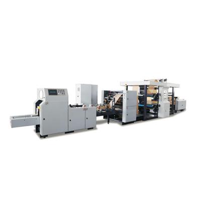 China HY330 Four Color Printing Paper Cost Of Small Kraft Paper Bag Making Machine Price for sale