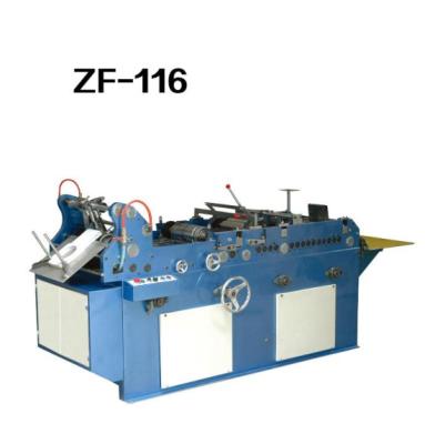 China ZF116 Hotels CD And DVD Paper Bag Making Machine for sale