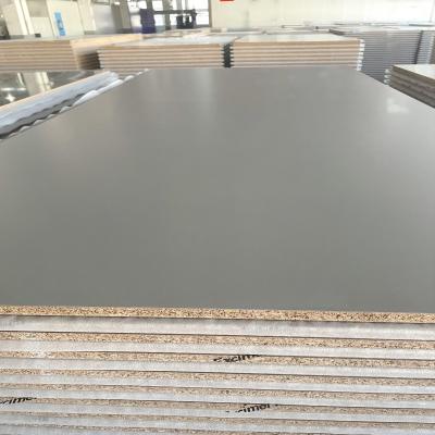 China Factory direct salvage Environmental Friendly / Self Scratch Double Sides Smooth Faced Excimer Technology Plain Color Flakeboards 1220*2800MM Particle Board for sale