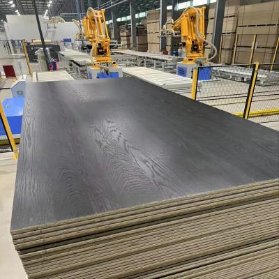 China Environmental Friendly / Self Scratch Recovery / High Quality Wholesale F4 Core Board Sound Insulation 1220*2750mm Natural Veneer Fingerprint Resistance Faced Particle Chip Board by Flakeboard for sale