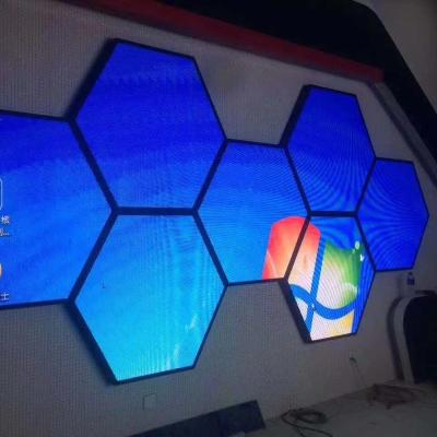 China Indoor and outdoor cube KTV design stage LED display screen anomaly outdoor creative bar advertising screen rubik's screen for sale