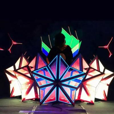 China Nightclub Bar 3D HD LED Display Indoor Outdoor Dance Floor Customized Full Color Flexible Indoor DJ Booth Led Floor Screen for sale