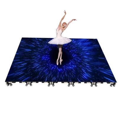 China ThinP3.91 P4.81 LED Floor Interactive Video Dance Floor Super Indoor Indoor LED Disco Nightclub LED Screen for sale