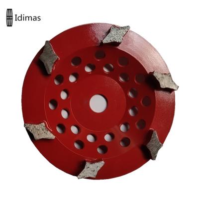 China 5 Inch Grinding Star Segments Diamond Grinding Cup Wheels For Angle Machine Grinding Wheels for sale