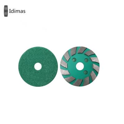 China Super Aggressive And Long Life Diamond Magnetic Grinding Plate For Concrete Floor Cup Grinding Wheel Epoxy Concrete Wheels for sale