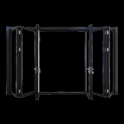 China Thermal Insulation Thickness 2.0mm Balcony Patio Patio Glass Interior Exterior Aluminum Bi-folding Door/Sliding Folding/Multi-leaf Door for sale