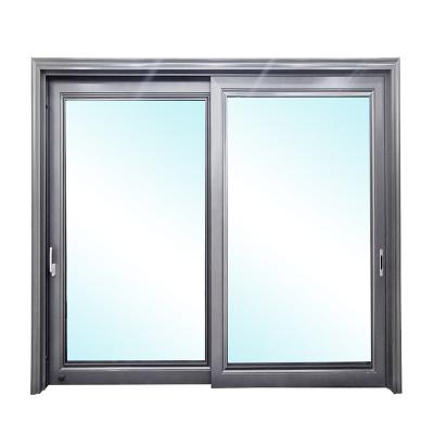 China Heat Insulation Narrow Frame Aluminum Sliding Door With Tempered Glazing Interior Aluminum Silent Exterior System Sliding Door Patio Door for sale