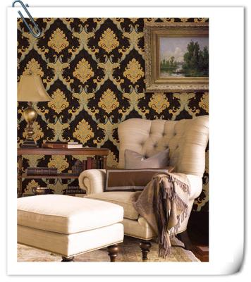 China Huge Stock Availability China Design Unique Luxury Wallpaper 1.06M Washable Wallpaper for sale