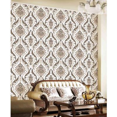 China Modern Embossed Wallpaper 1.06m Waterproof Adhesive Wallpaper For Home for sale