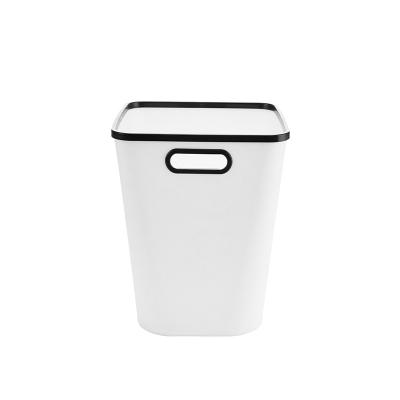 China Stocked Promotion Multiple Color Customizable Durable Plastic Kitchen Trash Cans for sale