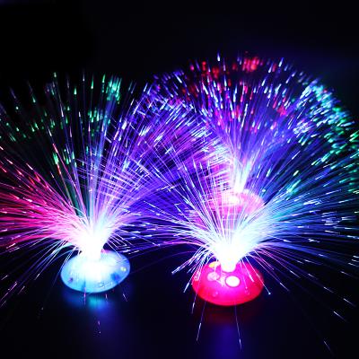 China Plastic+electronic Popular Hot Sale Decorate Optical Transpereant Twinkle Fiber Led Flower Lights Optical for sale