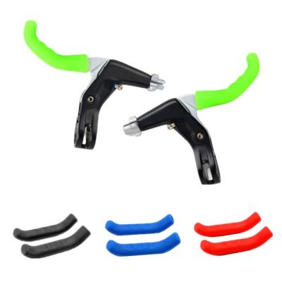 China Silicone Bicycle Brake Lever Silicone Cover Mountain Road Bike Brake Lever Cover Device for sale