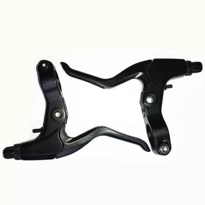 China Aluminum Alloy Bike Brake Levers Aluminum Alloy Bicycle Grip Cutout For Mountain Bike, Road Bike MTB 2.2cm Diameter for sale