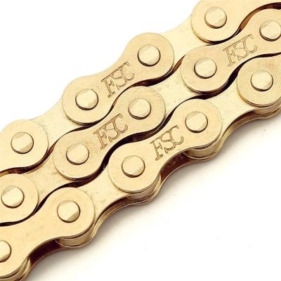 China ZHIQIU F410 1-Speed ​​High Quality Steel Bicycle Chain Gold Single Chain (1/2 x 1/8-Inch, 104L) for sale