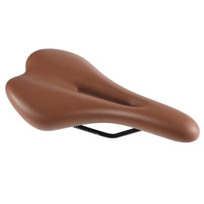 China Simple Comfortable New Style Cavity Cushion Bicycle Saddle MTB Cycling Road Bike Seat for sale