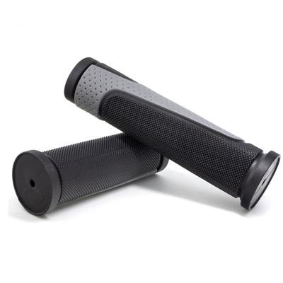 China TPR/PVC TPR Mountain Bike Grips 92MM/125MM Bicycle Handlebar Grips With End Grips For MTB, BMX, Road Bike for sale