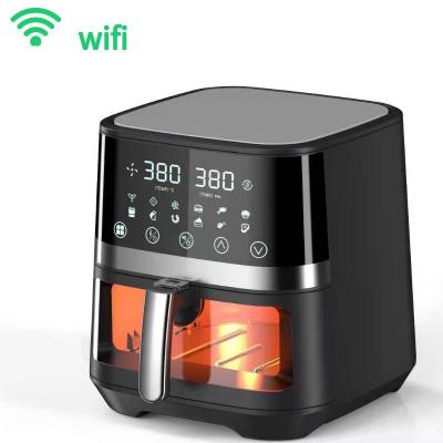 China 2022 Hotel Electric Deep Fryer Household Electric Food Processors Smart Wifi APP WIFI Function Fast Air Fryer for sale