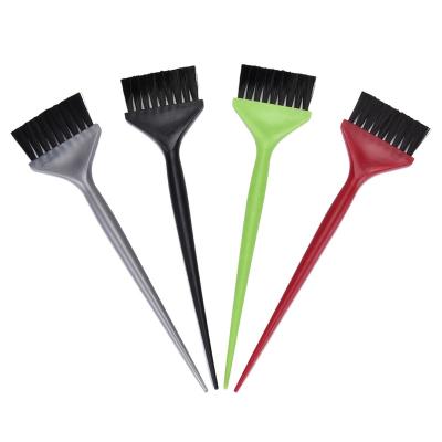 China Nondisposable colorful plastic pointed handle black hair dye brush hair salon hair salon tail highlight brush can be customized with logo for sale