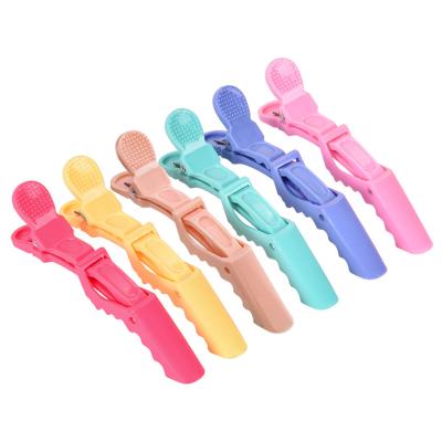 China Barber Duck Beak Alligator Hair Claw Professional Pinch Hair Decoration Clips Plastic Hair Clips Makeup Hair Clip Hairpins For Salon for sale