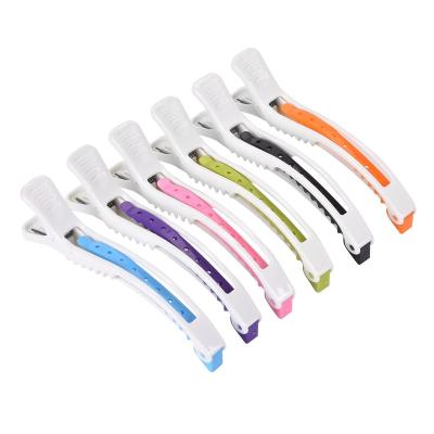 China Wholesale Plastic Hair Clip Hair Edge Clip Makeup Hair Clip Color Blow Clip Hair Salon Barber Clip Hairdressing Tool for sale