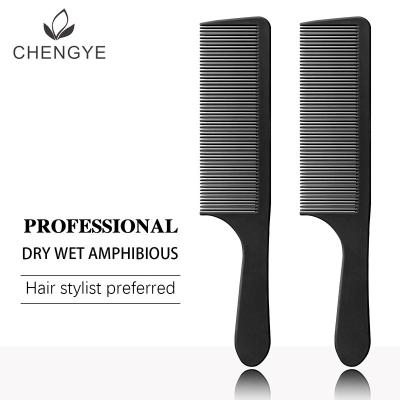 China For Color Handle Comb Commercial Hair Salon Hair Cutting Comb Plastic Long Teeth Close Teeth To Comb Hair Tools Wholesale for sale