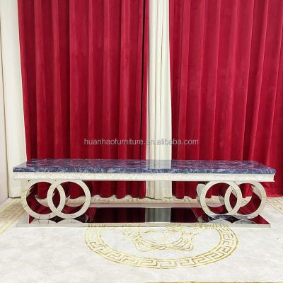 China (Other)Adjustable Modern Cheap TV Stands Furniture High Quality Luxury Living Room Silver Marble Square Frame TV Stand Set for sale