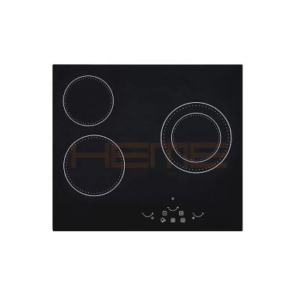 China Hot Sale Household Electrical Appliances CE Approval Black Ceramic Glass Built In Ceramic Hob for sale