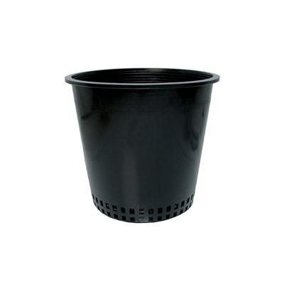 China Durable Hydraulic Farm Around Mesh Bottom Pot Planters, Black for sale