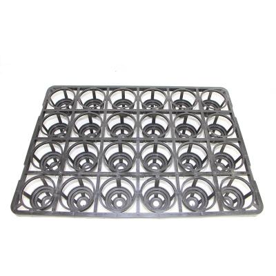 China Durable 24 Cell Orchid Tray Tool Orchid Gardening Flower Pot Carry Plastic Tray for sale