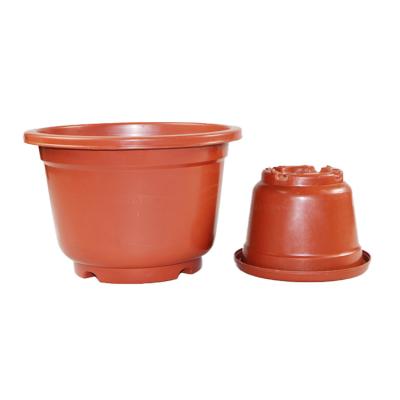 China 2021 CLASSIC Best Selling Garden Durable Plastic Round Flower Pot for sale