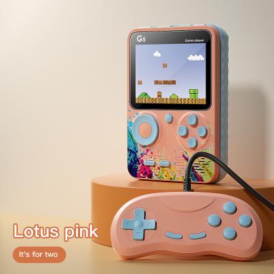 China ABS Mini Retro Game Box Handheld Colorful 500 in 1 TV Plug Video Game Player Boy G5 Console Game Handheld Player for sale